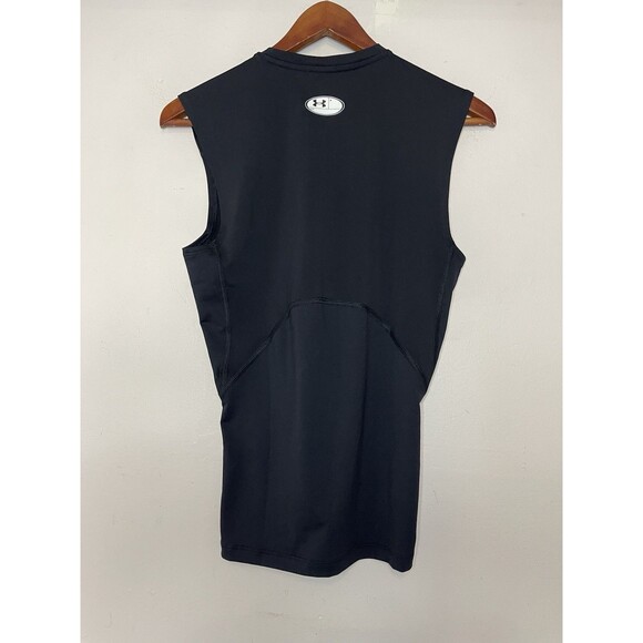 Under Armour Heat Gear Men's Medium Compression Sleeveless Tank Top Black NWT - Picture 5 of 5